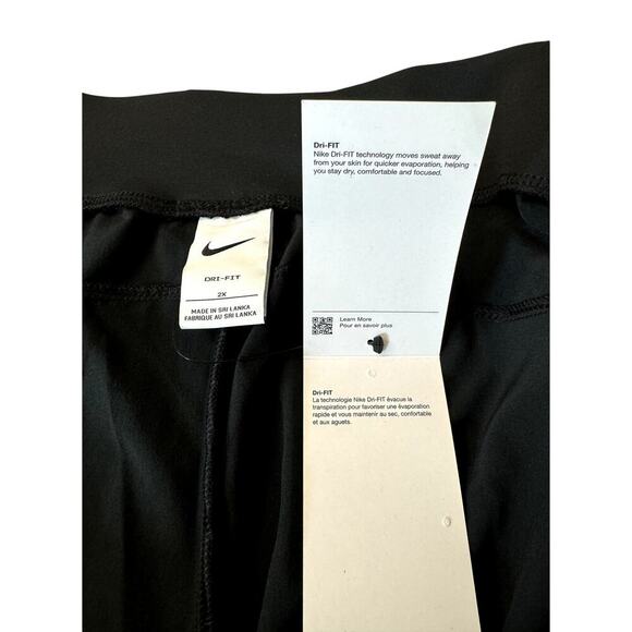 Nike Dri-FIT Bliss Victory NWT XXL Women's Black Pull-on pants 7/8 - Picture 5 of 7